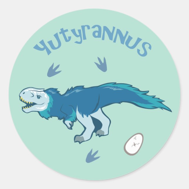 Adesivo Cute Yutyrannus (Frente)