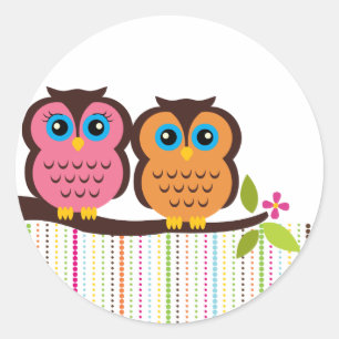 Adesivo Cutesy Owl Stickers