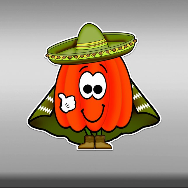 Adesivo Cutie Cartoon Hot Habanero Pepper Vinil (Criador carregado)