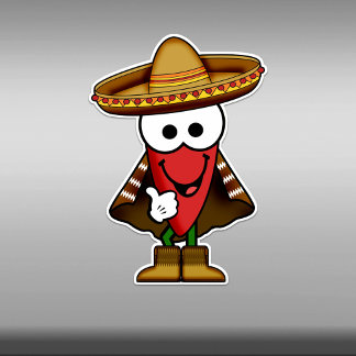 Adesivo Cutie Cartoon Red Jalapeno Pepper Vinyl