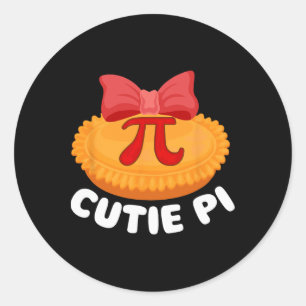 Adesivo Cutie Pi - Símbolo Pi Day Math Lover Science Pi