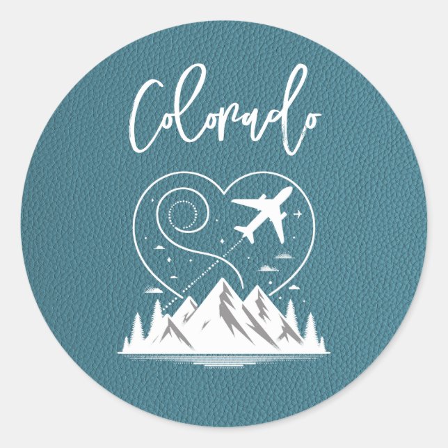 Adesivo Cyan Colorado Passport (Frente)