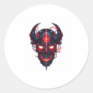 Adesivo Cyber Demon Skull Lord