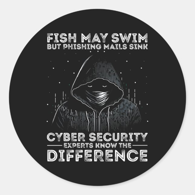 Adesivo Cyber Security Team E Técnicos Anti-Malware (Frente)