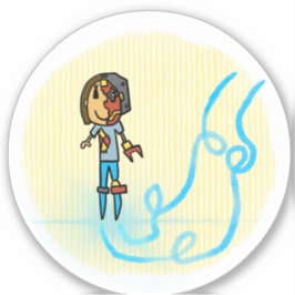 Adesivo Cyborg Mamãe Cômica Style Sticker