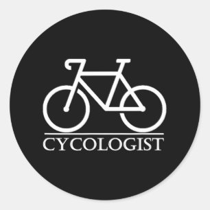 Adesivo Cycologist Engraçado Psicologia Ciclista