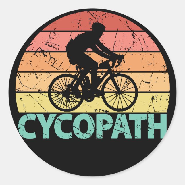 Adesivo Cycopath Funny Cycling (Frente)