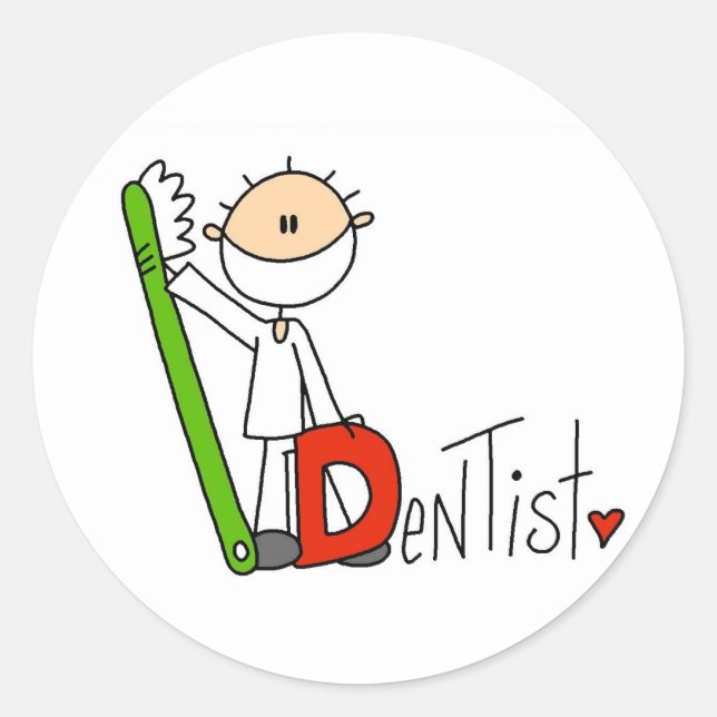 Adesivo D é de Dentista (Frente)
