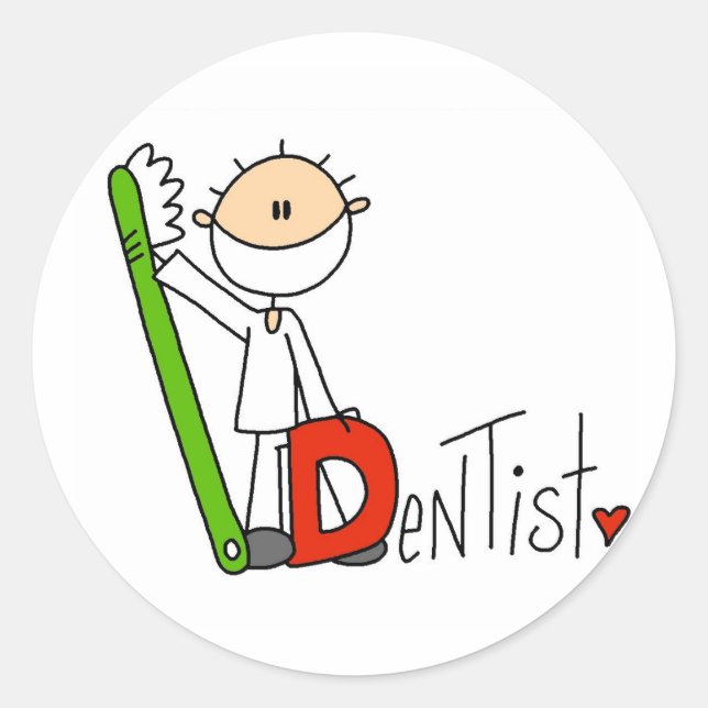 Adesivo D é de Dentista (Frente)