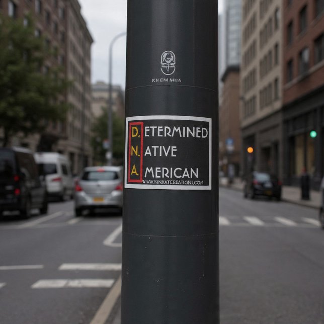 Adesivo D.N.A. (RYBW) - Determinado Nativo Americano (Criador carregado)