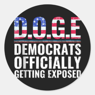 Adesivo D.o.g. e Democratas Obtendo Tanque Exposto Oficial