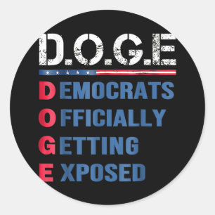 Adesivo D.o.g. e Departamento de Cães de Eficiência do Gov