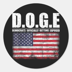 Adesivo D.o.g. e Departamento de Cães para a Eficiência do