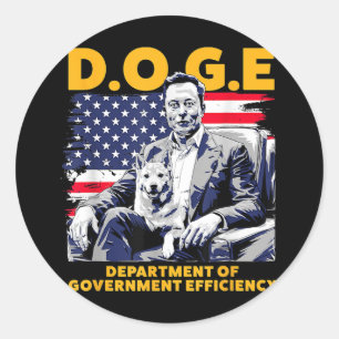 Adesivo D.o.g. e Departamento de Eficiência de Governo _1