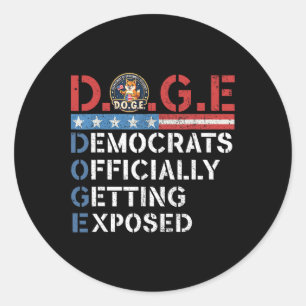 Adesivo D.o.g.e Doge Departamento De Eficiência Governamen