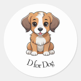 Adesivo D para Cão