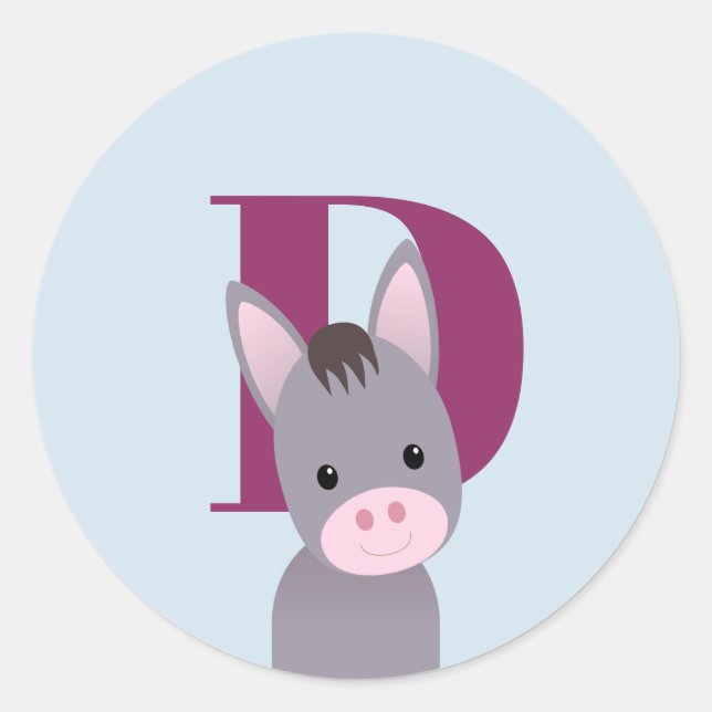Adesivo D para Donkey (Frente)