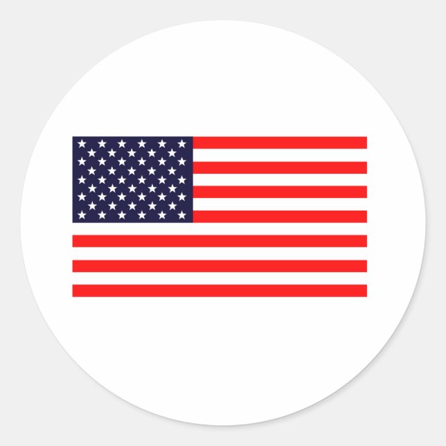 Adesivo da Bandeira Americana (Frente)