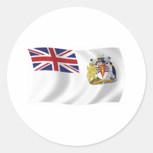 Adesivo da Bandeira Antártica Britânica