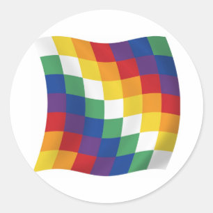 Adesivo da Bandeira Aymara