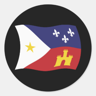 Adesivo da Bandeira da Acadiana