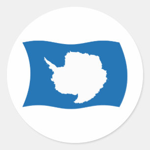 Adesivo da Bandeira da Antártida