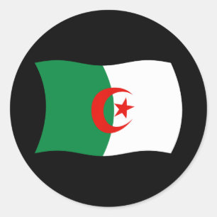 Adesivo da Bandeira da Argélia