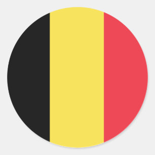 Adesivo da Bandeira da Bélgica – Orgulho Belga
