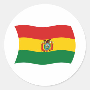 Adesivo da Bandeira da Bolívia