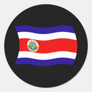 Adesivo da Bandeira da Costa Rica