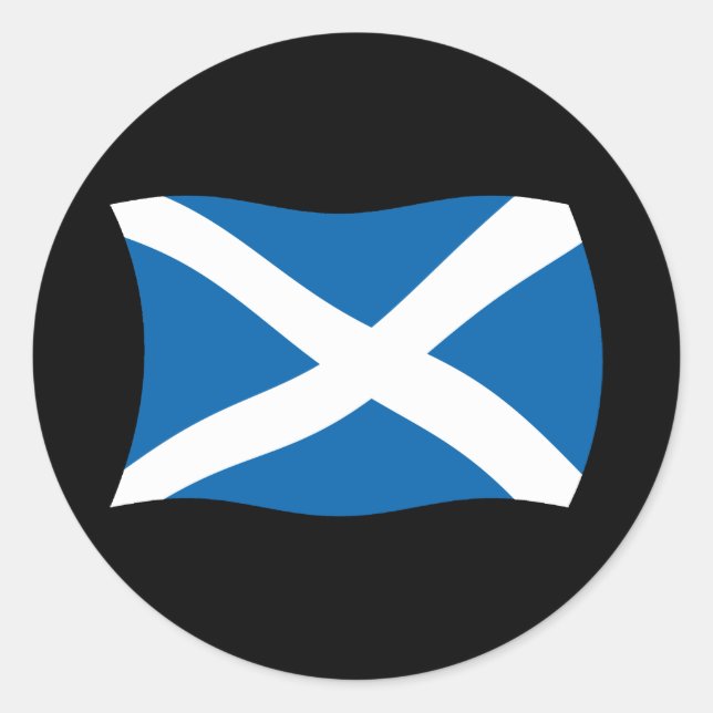 Adesivo da Bandeira da Escócia (Frente)