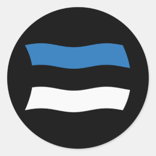 Adesivo da Bandeira da Estônia