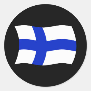 Adesivo da Bandeira da Finlândia