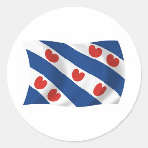 Adesivo da bandeira da Frísia