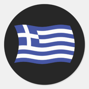 Adesivo da Bandeira da Grécia