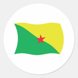 Adesivo da Bandeira da Guiana Francesa