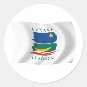 Adesivo da Bandeira da Guiana Francesa