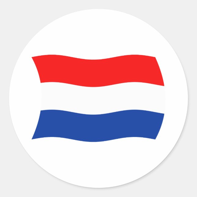 Adesivo da Bandeira da Holanda (Frente)