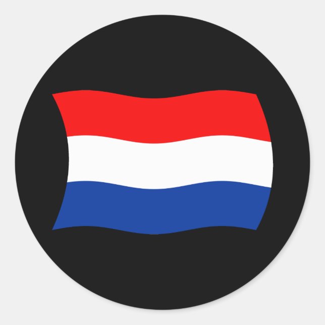 Adesivo da Bandeira da Holanda (Frente)