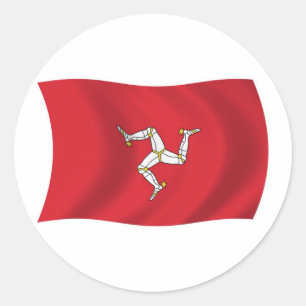 Adesivo da Bandeira da Ilha de Man