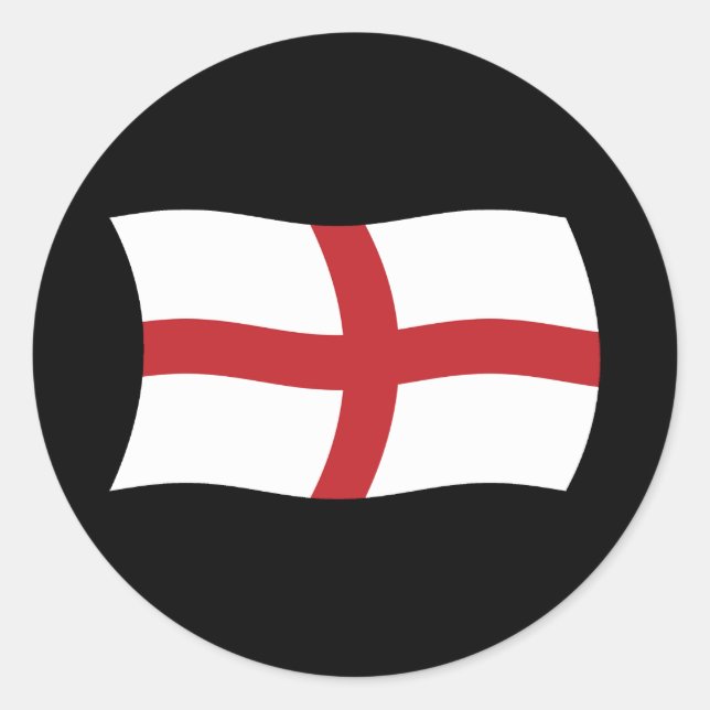 Adesivo da Bandeira da Inglaterra (Frente)