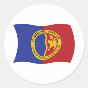 Adesivo da Bandeira da Nação Comanche