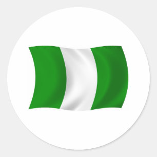 Adesivo da Bandeira da Nigéria