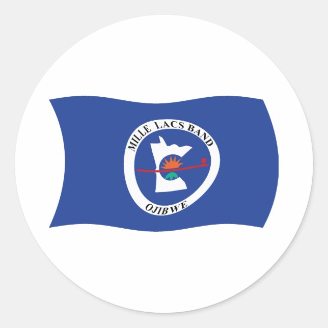 Adesivo da Bandeira da Reserva da Faixa de Mille L (Frente)