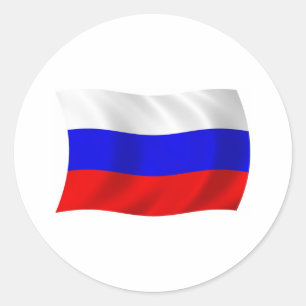 Adesivo da Bandeira da Rússia