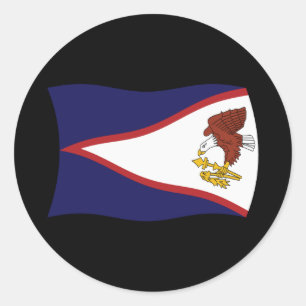 Adesivo da Bandeira da Samoa Americana