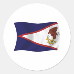 Adesivo da Bandeira da Samoa Americana