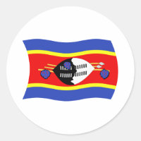 Adesivo da Bandeira da Suazilândia