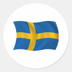 Adesivo da Bandeira da Suécia
