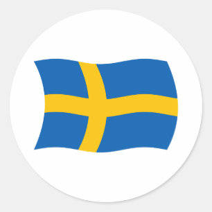 Adesivo da Bandeira da Suécia